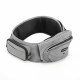 Tushbaby the Only Safety Certified Hip Seat Baby Carrier - as Seen on Shark Tank-Adjustable, Machine Washable, Ergonomic Newborn + Toddler + Child Carrier, Safe Ultra-Comfortable Waist Carrier Grey