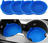 Silicone Car Cup Holder Coaster Inserts – Universal Non-Slip, Anti-Spill, Scratch-Proof Interior Accessories