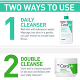Cerave Foaming Facial Cleanser | Daily Face Wash for Oily Skin with Hyaluronic Acid, Ceramides, and Niacinamide| Fragrance Free | 16 Fluid Ounce
