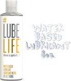 Lube Life Water-Based Personal Lubricant, Lube for Men, Women and Couples, Non-Staining, 12 Fl Oz
