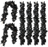 6PCS Fall Maple Leaves Garland, Party Joy 5.6Ft Artificial Maple Leaf Autumn Garland Hanging Fall Vines Table Decorations Front Door Fall Decor Thanksgiving Decorations Decor outside Indoor Decor