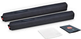 Drop Stop - the Original Patented Car Seat Gap Filler (As Seen on Shark Tank) - between Seats Console Organizer, Set of 2 and Slide Free Pad and Light