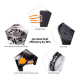 Professional Camping Stove System with Heat Exchanger Pot & Piezo Ignition