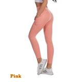 High-Waisted Seamless Leggings for Women – Ankle-Length, Solid Color, All-Season Fit