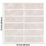 Pegatinas de azulejos de pared 3D despegables y adhesivas: protector contra salpicaduras DIY para cocina y baño