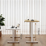 Modern Stainless Steel Office Desk – Sleek Commercial Furniture for Home or Office Workstations