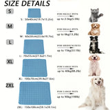 Self-Cooling Pet Mat – Breathable Summer Dog Cooling Pad for All Breeds