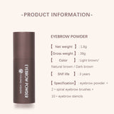 Waterproof Eyebrow Stamp Kit with 10 Stencils – Long-Lasting Brow Shaping Makeup Tool