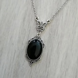 Gothic Black Crystal Butterfly Necklace for Women – Vintage Vampire & Witch Choker Jewelry