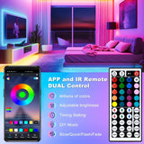RGB LED Strip Lights – Smart App & Remote Control, USB-Powered, 16 Million Colors