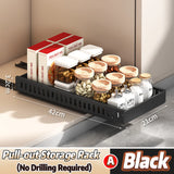 Organizador deslizante para tapas de ollas y sartenes: estante de almacenamiento ajustable para gabinetes de cocina con 8 divisores