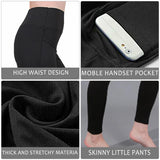 High-Waisted Seamless Leggings for Women – Ankle-Length, Solid Color, All-Season Fit