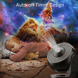 360° HD Galaxy Star Projector Night Light with 13 Film Discs