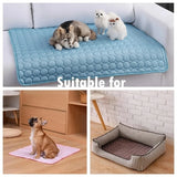 Self-Cooling Pet Mat – Breathable Summer Dog Cooling Pad for All Breeds