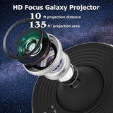 Galaxy Projector Night Light - 360° Rotating Starry Sky & Planetarium for Kids & Adults