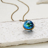Trendy Unisex Ball Pendant Necklace – Zinc Alloy Chain Link Design