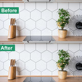 Moldura de pared con azulejos autoadhesivos: moldura flexible para bricolaje para la decoración del hogar