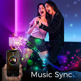 RGB LED Strip Lights – Smart App & Remote Control, USB-Powered, 16 Million Colors
