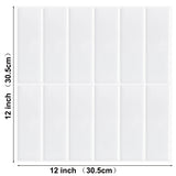Pegatinas de azulejos de pared 3D despegables y adhesivas: protector contra salpicaduras DIY para cocina y baño