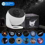 Galaxy Projector Night Light - 360° Rotating Starry Sky & Planetarium for Kids & Adults