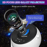 13-in-1 Galaxy Star Projector with HD Planetarium Slides and 360° Rotation