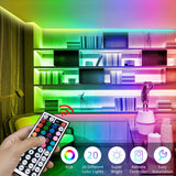 RGB LED Strip Lights – Smart App & Remote Control, USB-Powered, 16 Million Colors
