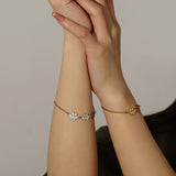 Personalized Paw Name Bracelet – Custom Stainless Steel Jewelry Gift for Women & Girls
