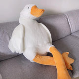 Plush Duck Pillow Toy – Soft Stuffed Animal Cushion for Kids & Adults