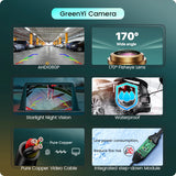Universal 1080P Car Backup Camera with Adjustable Angle, Night Vision & Waterproof Design
