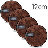 4-Pack Reusable Makeup Remover Pads – Microfiber Cleansing Discs for Gentle Makeup Removal