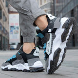 Men’s Casual Mesh Sneakers – Breathable Lace-Up Trainers for Everyday Comfort