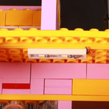 4-in-1 LED Building Block Light Set - USB-Powered City Street Lamps for LEGO Compatible Sets