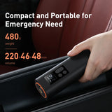 Mini Portable Car Air Compressor with Fast Inflation & Auto Shut-Off