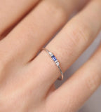 925 Sterling Silver Zircon Wedding Band Ring – Elegant Unisex Design for Engagements & Celebrations
