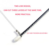 Adjustable Stainless Steel Cake Slicer – Height Adjustable Baking & Decorating Tool