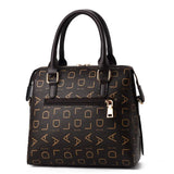Stylish PU Leather Casual Tote Bag with Tassel Decoration for Women