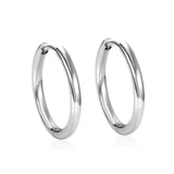 Stainless Steel Small Hoop Earrings – Unisex Trend for 2024