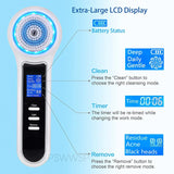 Electric Facial Cleansing Brush & Blackhead Remover with Vacuum Suction for Deep Pore Cleaning
