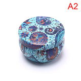 Handmade Scented Candle in Decorative Tin – Natural Soy Wax for Home Fragrance & Relaxation