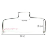 Adjustable Stainless Steel Cake Slicer – Height Adjustable Baking & Decorating Tool