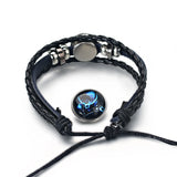 Stylish Leather & Stainless Steel Bracelet – Trendy Unisex Charm Bracelet