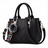 Elegante cartera de piel sintética: bolso de mano elegante y versátil para mujer