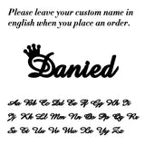 Custom Name Bracelet for Women & Kids - Adjustable Stainless Steel Personalized Jewelry