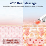 Ultrasonic Skin Scrubber - Blackhead Remover & Face Lifting Tool with Hot Compress & EMS for Deep Skin Cleansing