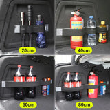 Universal Car Trunk Organizer Strap - Elastic Storage Fixing Belt with Magic Tape