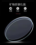 Men’s Luxury Quartz Watch – Waterproof, Glow-in-the-Dark, Stainless Steel & Leather Strap