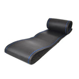 Funda para volante de cuero de fibra ultrafina: suave, duradera y antideslizante, con aguja e hilo