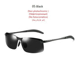 Men's Photochromic Polarized Sunglasses – UV400 Adaptive Lenses for Driving & Sports