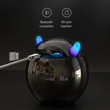 Bluetooth Alarm Clock Speaker with LED Display – Wireless Mini Music Player with Subwoofer & 3D Stereo Sound