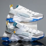 Men’s Casual Mesh Sneakers – Breathable Lace-Up Trainers for Everyday Comfort